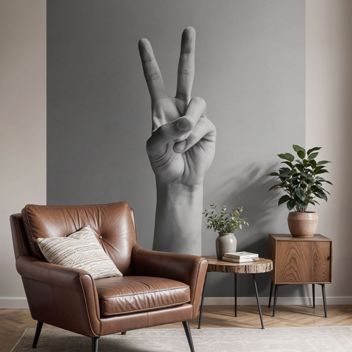 Fototapete Victory Hand - Zeichen des Friedens und Sieges - Bühler - WA431946