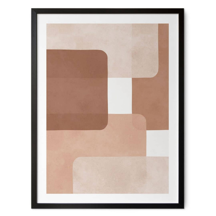 Poster Boho Abstraktion in Beige-braun - Costa - WA436481