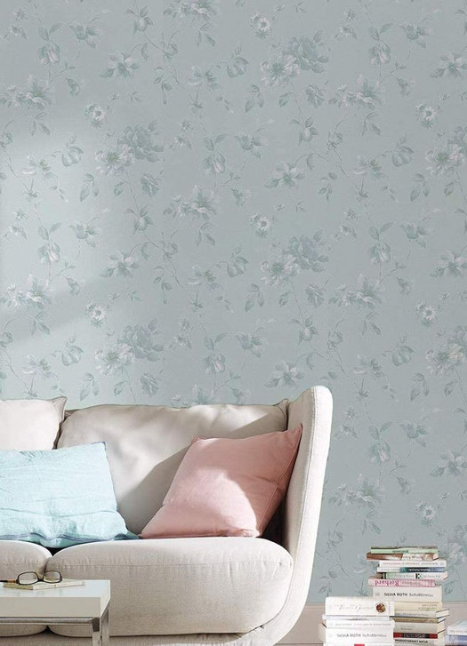 Vliestapete Blumen Floral Klassisch, Natur in Weiss - WA482835