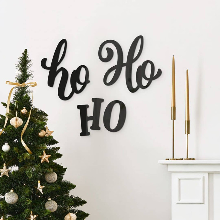 3D Schriftzug Weihnachten - Ho Ho Ho - Acryldeko - WA431236