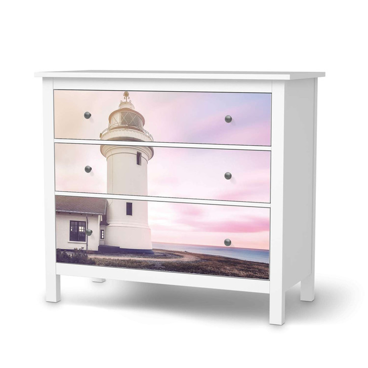 Möbelfolie IKEA Hemnes Kommode 3 Schubladen - Lighthouse - CR114750
