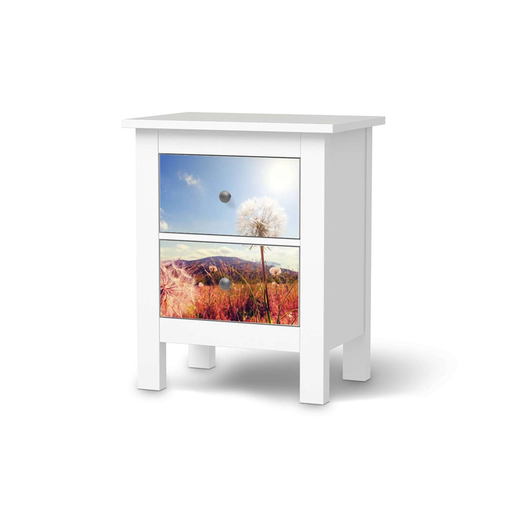 Möbelfolie IKEA Hemnes Kommode 2 Schubladen - Dandelion - CR118172