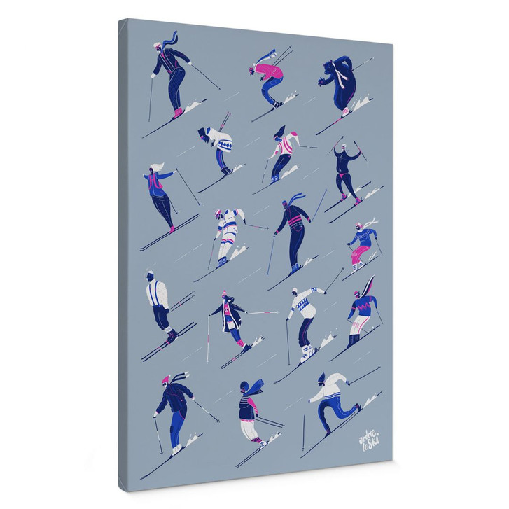 Leinwandbild Skifahren im Winter - Harrison - WA432903