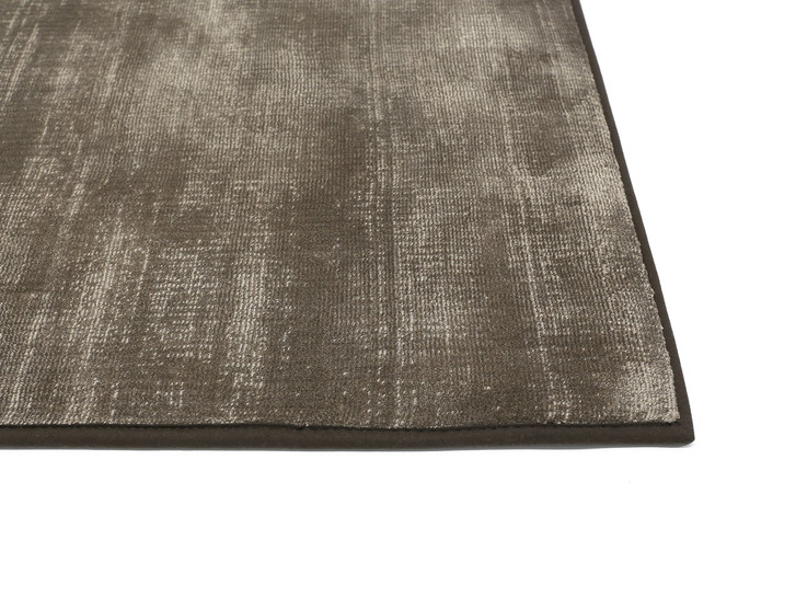 Essence Paspelteppich Rechteck Wunschmass in Silver Brown - TS538626