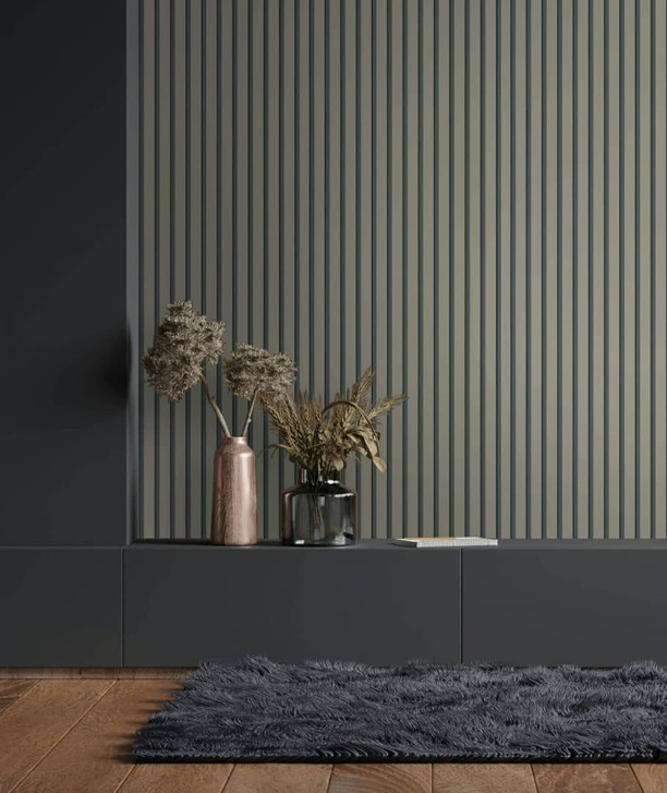 Vliestapete Beige Grau Streifen für Wohnzimmer Schlafzimmer Büro marburg Tapete - WA450616