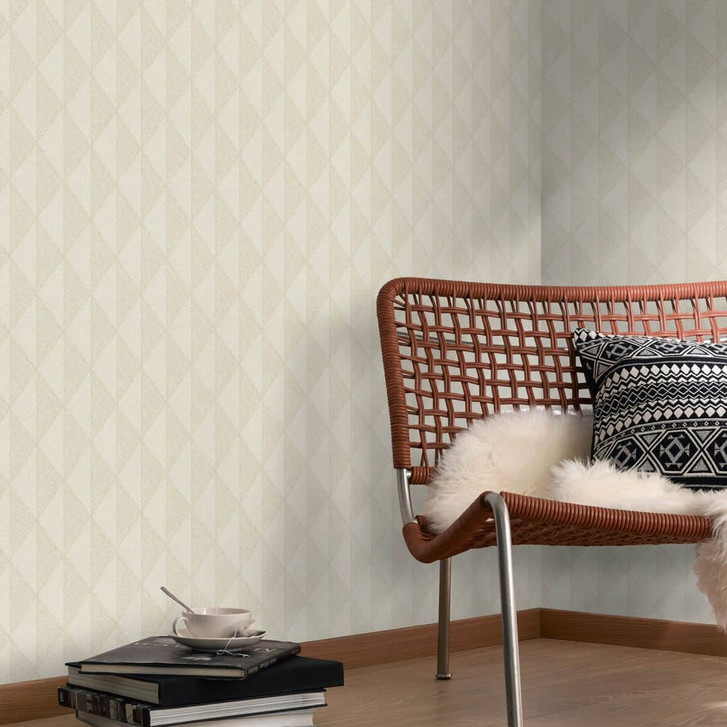 Guido Maria Kretschmer Grafiktapete Woven Whisper Fashion for Walls 5 beige - WA485148