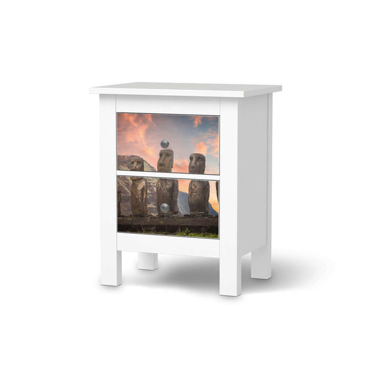 Möbelfolie IKEA Hemnes Kommode 2 Schubladen - Easter Island - CR118175